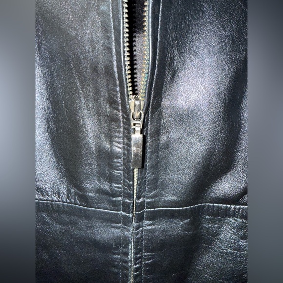 Style & Co. Women's Sleek Black Leather Jacket - Picture 4 of 8